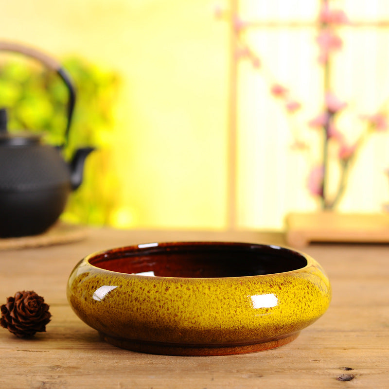 Glazed Planter Bowl